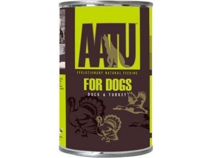 Konzerva pro psy AATU, Duck n Turkey, 400 g