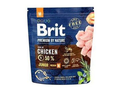 Granule pro psy Brit Premium by Nature Junior M, 1 kg