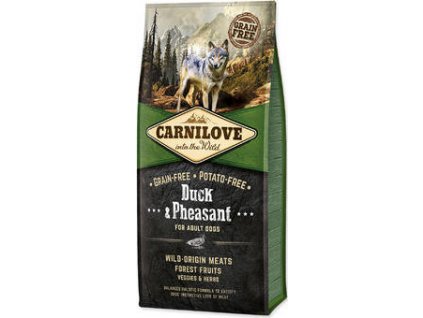 Granule pro psy Carnilove, Duck & Pheasant, 12 kg