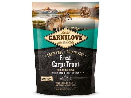 Granule pro psy Carnilove, Fresh Carp & Trout, 1,5 kg