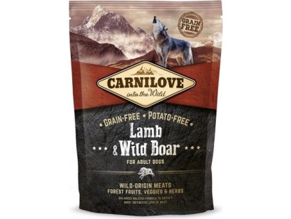 Granule pro psy Carnilove, Lamb & Wild Boar, 1,5 kg