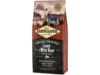Granule pro psy Carnilove, Lamb & Wild Boar, 12 kg
