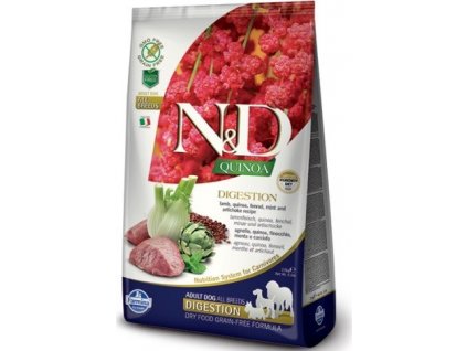 N&D GF Quinoa DOG Digestion Lamb & Fennel 7 kg
