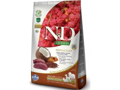 N&D GF Quinoa DOG Skin & Coat Venison & Coconut 7 kg