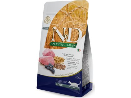 N&D LG CAT Adult Lamb & Blueberry 10 kg