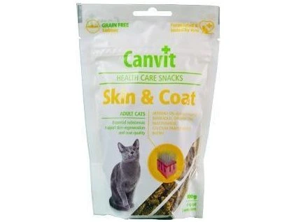 74706 canvit snacks cat skin coat 100g