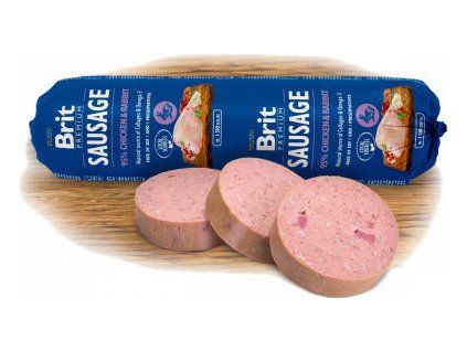 75063 brit sausage chicken rabbit 800g new