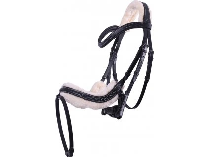 Uzdečka Ontario QHP, černá (Velikost PONY)