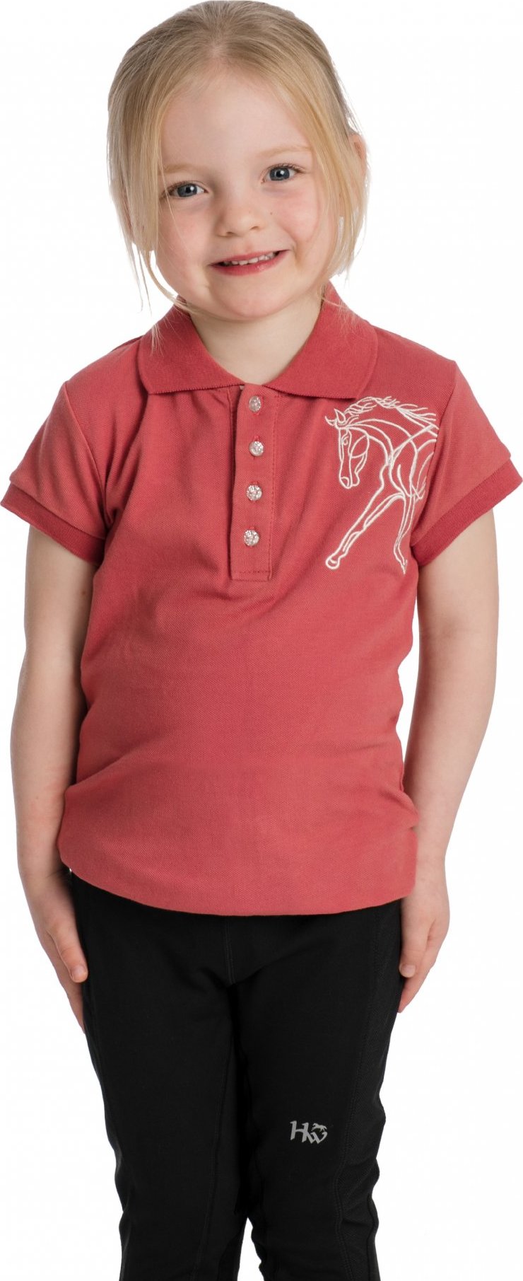 HORSEWARE Triko Flamboro Horseware, dětské, rose Velikost: 9-10 let