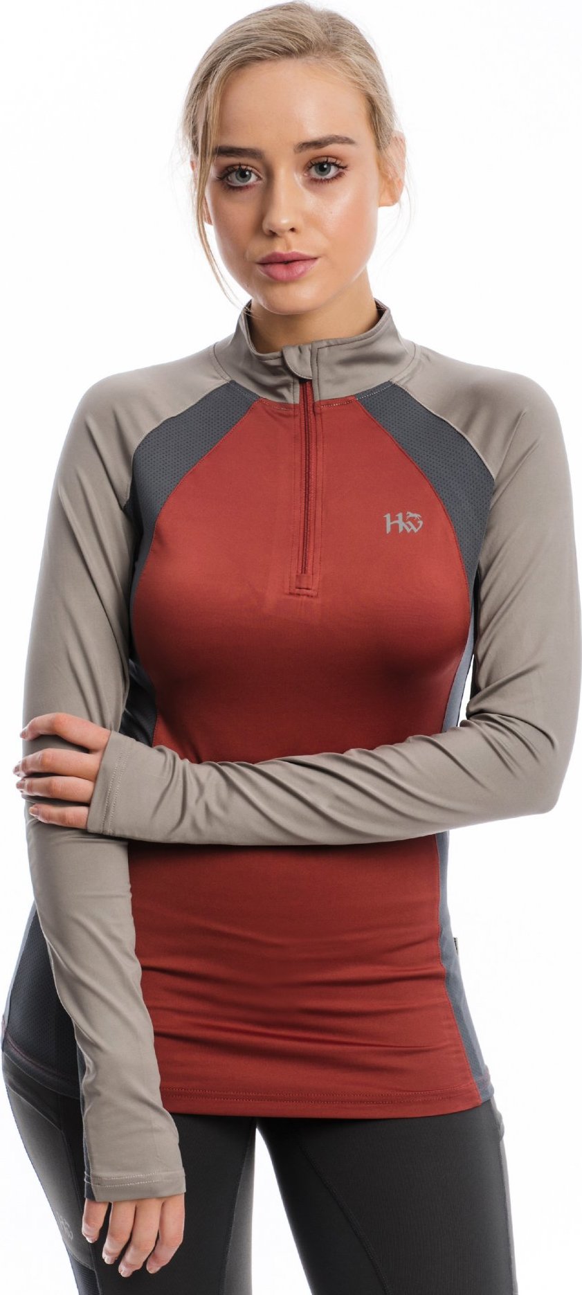 HORSEWARE Triko multifunkční Aveen Tech Horseware, dámské, redwood Velikost: XL