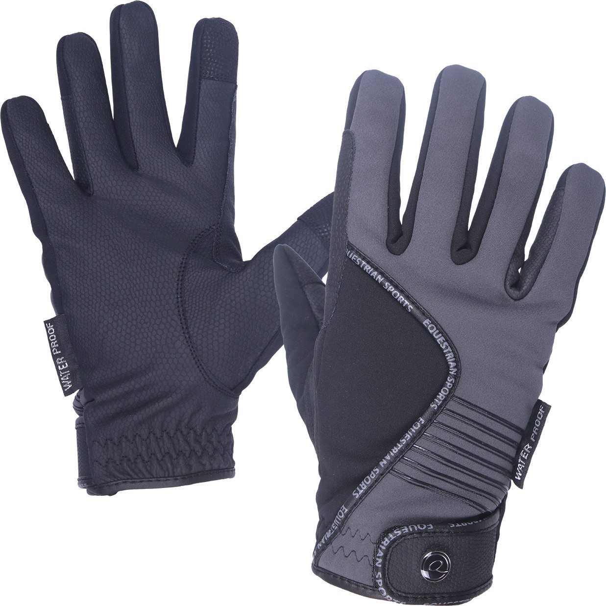 QHP Rukavice Tromso QHP, zimní, black/grey Velikost: XL
