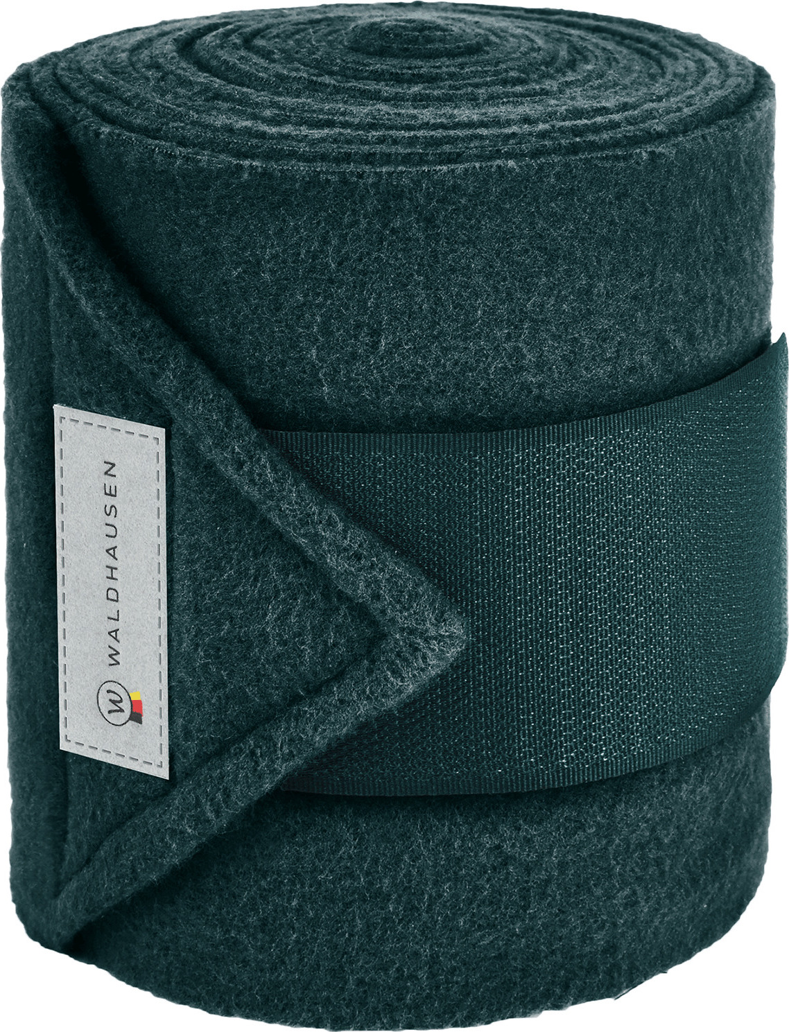 WALDHAUSEN Bandáže fleecové Basic Waldhausen, 4 ks, 3 m, fir green