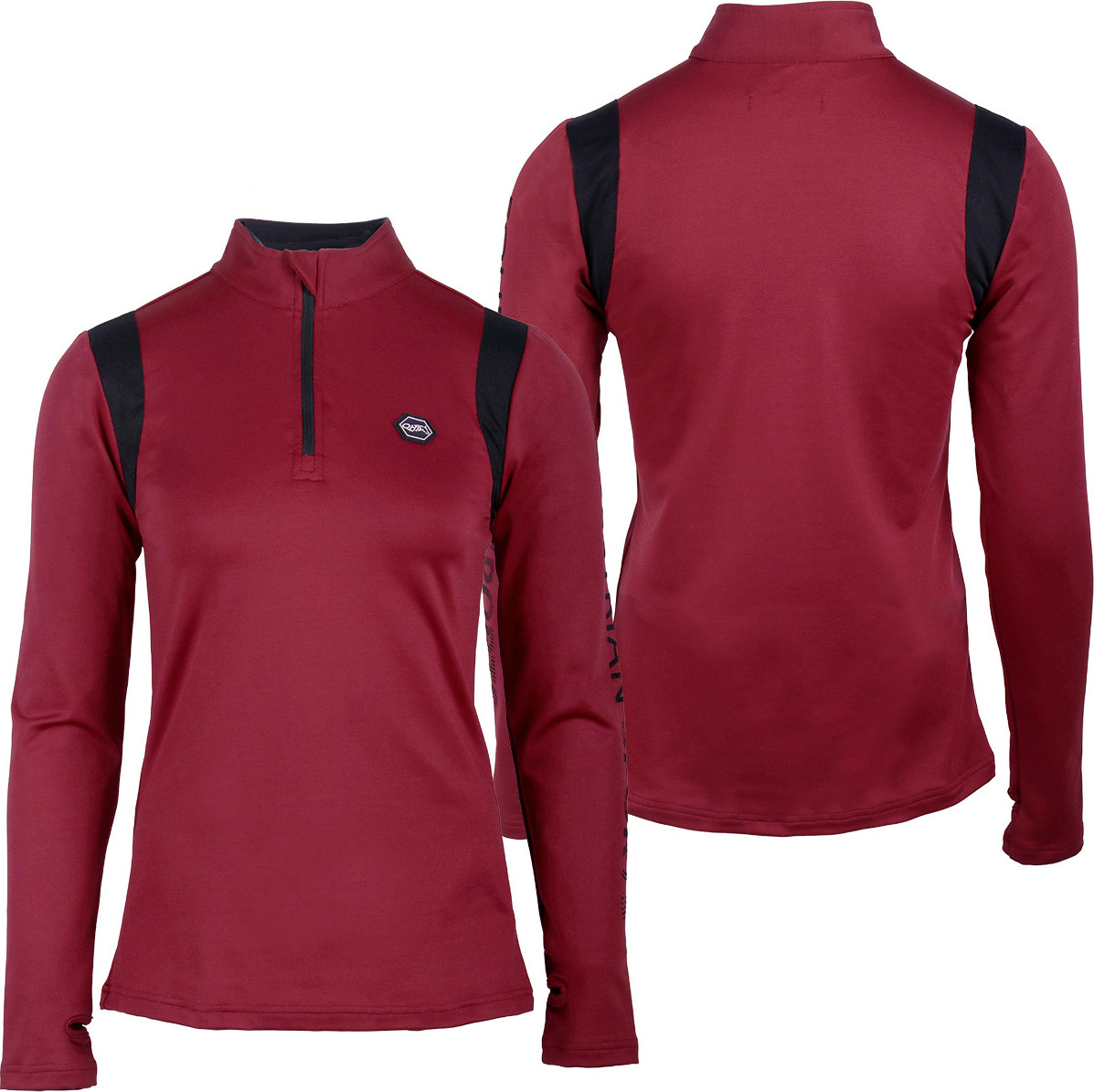 QHP Triko termo Mirre QHP, dámské, brick red Velikost: 36