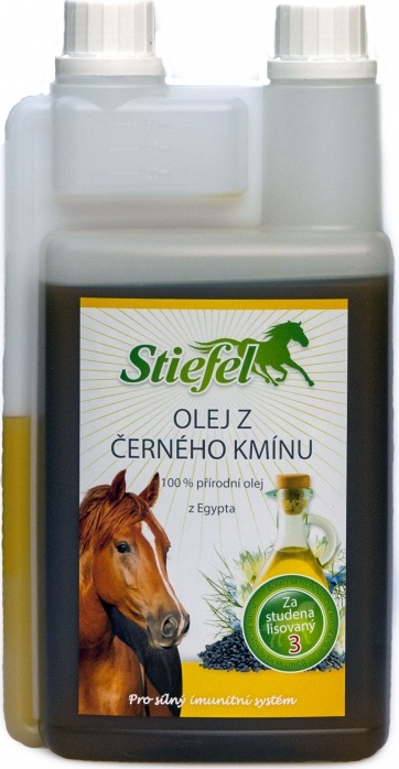 STIEFEL Olej z černého kmínu lisovaný za studena STIEFEL, 250 ml