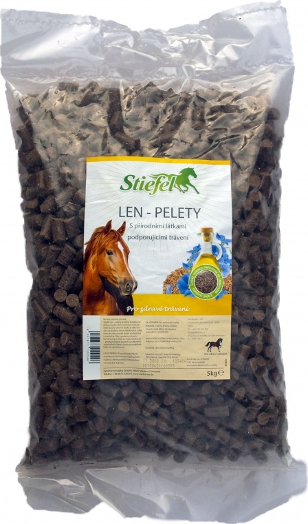 STIEFEL Lněné pokrutiny  STIEFEL, pelety, 5 kg