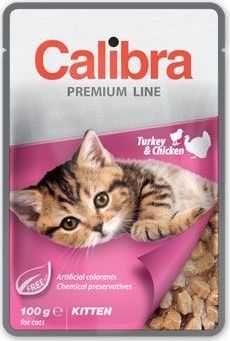 Calibra Cat  kapsa Premium Kitten Turkey & Chicken100 g