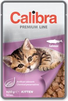 CALIBRA Kapsička Premium Kitten Salmon Calibra, 100 g