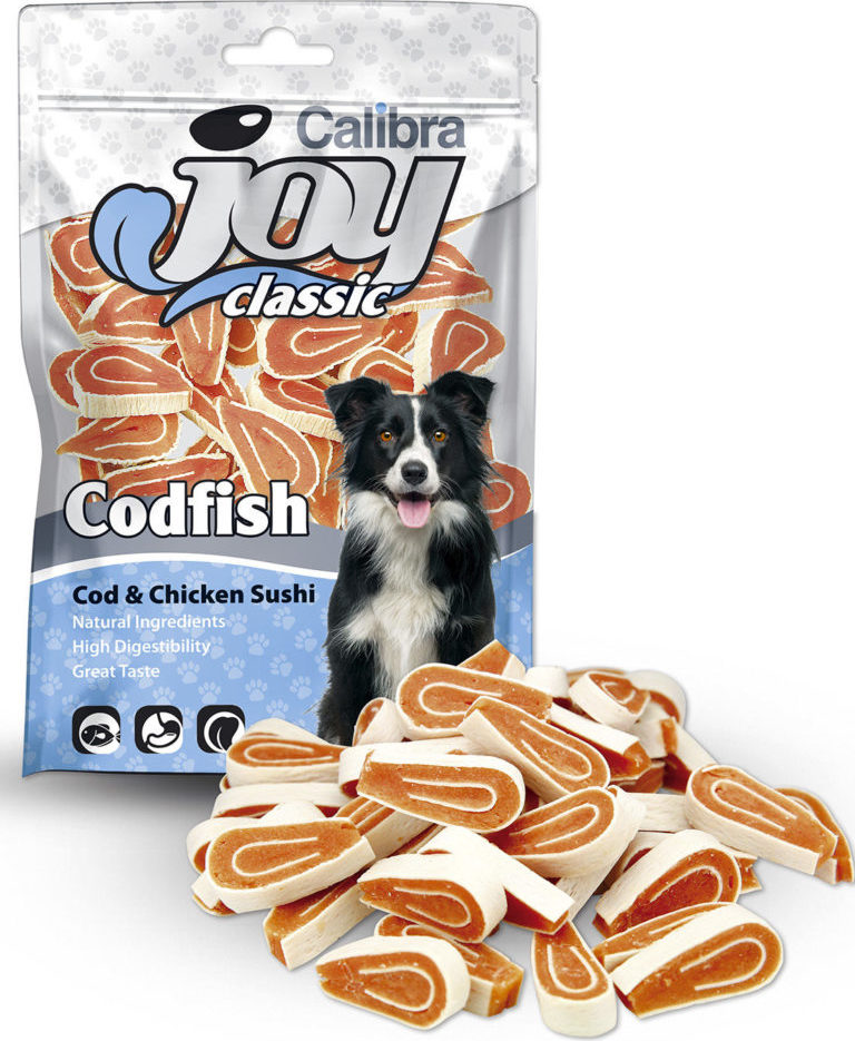 Calibra Joy Dog Classic Cod & Chicken Sushi 80 g