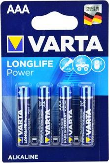 Baterie VARTA Longlife Power, AAA, 4 ks