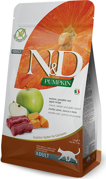 N&D (Farmina Pet Foods) N&D GF Pumpkin CAT Venison & Apple 5 kg