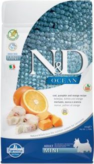 N&D (Farmina Pet Foods) N&D OCEAN DOG Adult Mini Codfish&Pumpkin & Orange 800 g