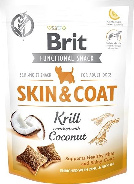 Brit Care Pamlsky pro psy Brit Care, Skin&Coat Krill, 150 g
