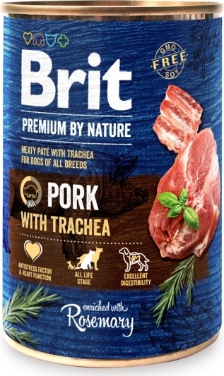 Brit Premium Dog by Nature konz Pork & Trachea 400 g