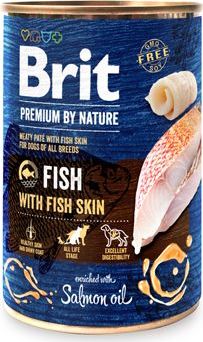 Brit Premium Dog by Nature  konz Fish & Fish Skin 400 g