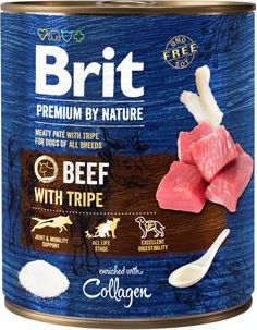 Brit Premium Dog by Nature  konz Beef & Tripes 800 g