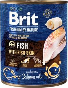 Brit Premium Dog by Nature  konz Fish & Fish Skin 800 g