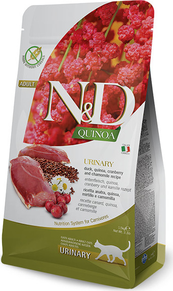 N&D (Farmina Pet Foods) N&D GF Quinoa CAT Urinary Duck & Cranberry 5 kg