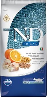 N&D (Farmina Pet Foods) N&D OCEAN CAT LG Adult Codfish & Orange 5 kg