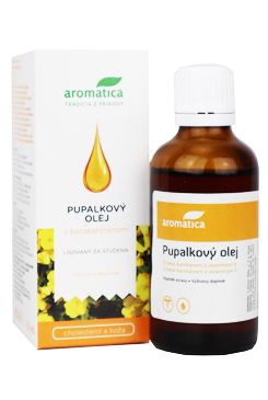 Aromatica Olej Pupalkový  BIO vit E a beta-karot Aromatica, 50 ml