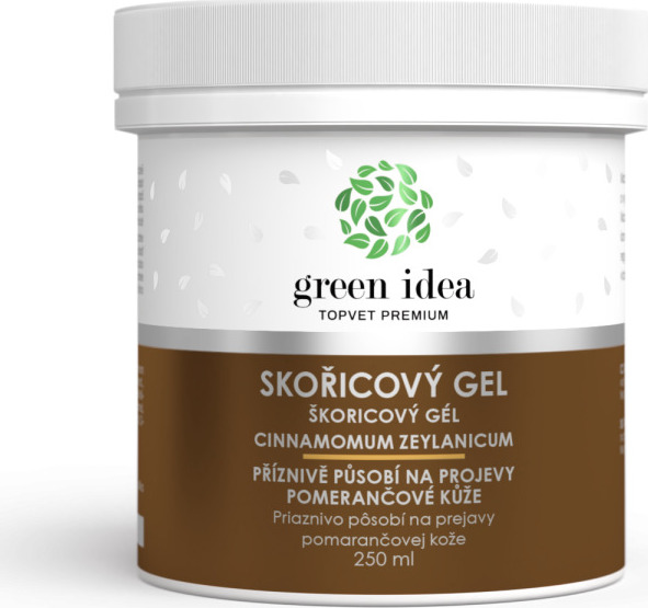 Green idea Gel skořicový GREEN IDEA, masážní, 250 ml