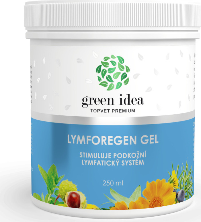 Green idea Gel Lymforegen GREEN IDEA, masážní, 250 ml