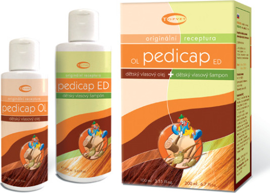 Green idea Sada PEDICAP - Šampon na vši, 200 ml + dětský olej GREEN IDEA, 100 ml