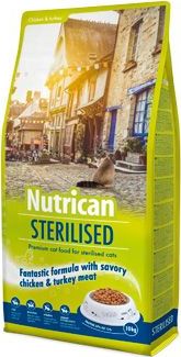 Granule NutriCan Cat Sterilised, 10 kg
