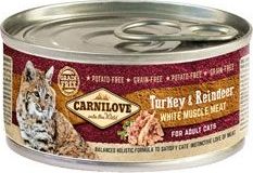 Carnilove White konz Mus Meat Turkey&Reindeer Cats100 g