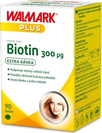 Biotin Walmark 300 mcg, 90 tbl