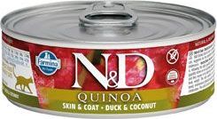 N&D (Farmina Pet Foods) N&D CAT QUINOA Adult Duck & Coconut 80 g