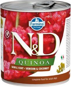 N&D (Farmina Pet Foods) N&D DOG QUINOA Adult Venison & Coconut 285 g