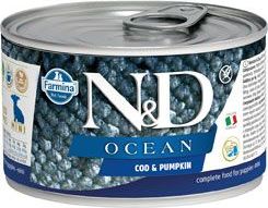 N&D (Farmina Pet Foods) N&D DOG OCEAN Puppy Codfish & Pumpkin Mini 140 g