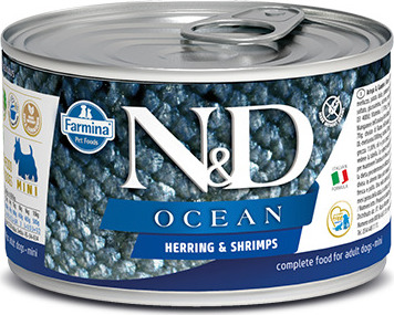 N&D (Farmina Pet Foods) N&D GF DOG OCEAN Adult Herring & Shrimps Mini 140 g
