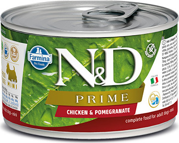 N&D (Farmina Pet Foods) N&D GF DOG PRIME Adult Chicken & Pomegranate Mini 140 g