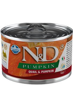 N&D (Farmina Pet Foods) N&D DOG PUMPKIN Adult Quail & Pumpkin Mini 140 g