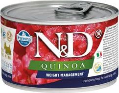 N&D (Farmina Pet Foods) N&D DOG QUINOA Ad. Weight Mnmg Lamb&Brocolli Mini 140 g
