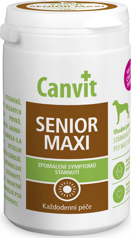 Canvit Senior MAXI pro psy ochucený 230 g