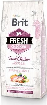 Brit Fresh Dog Chicken&Potato Puppy HealthyGrowth2,5 kg