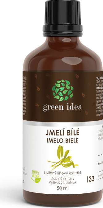 Green idea Bylinný lihový extrakt - Jmelí bílé GREEN IDEA, 50 ml