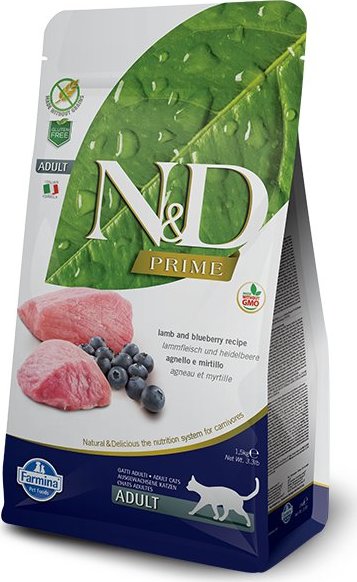 N&D (Farmina Pet Foods) N&D PRIME CAT Adult Lamb & Blueberry 300 g